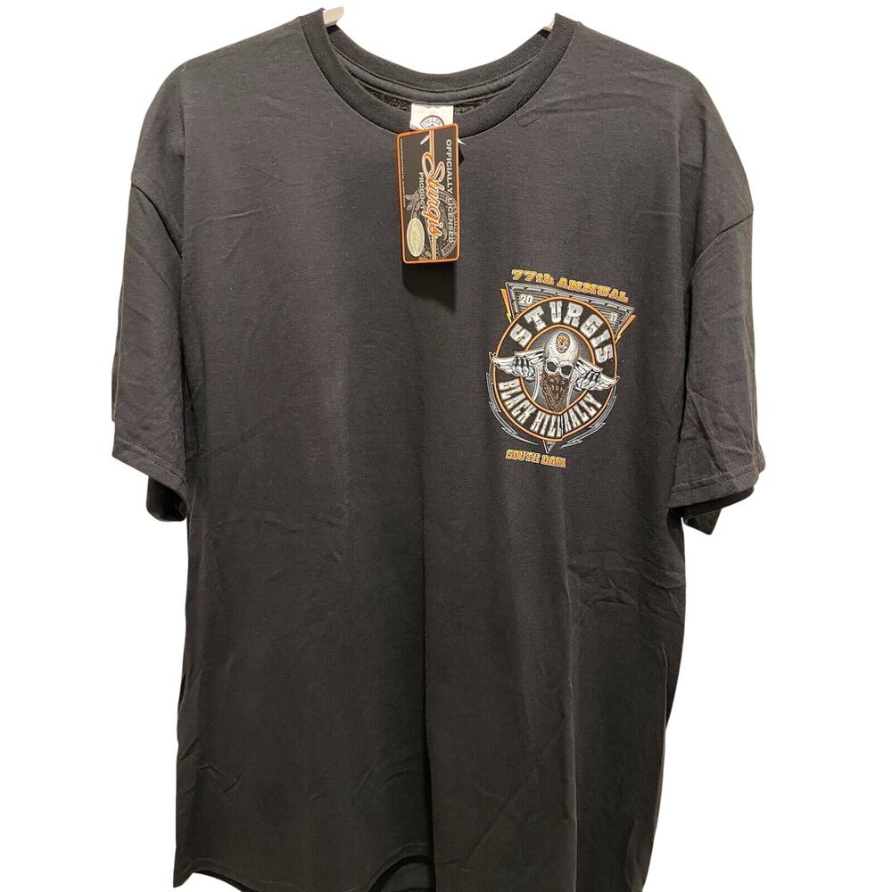 Sturgis Black Hills Motorcycle Rally‎ 2017 South Dakota T-Shirt Mens XL NWT